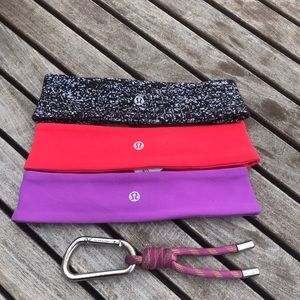 Lululemon Head Band and Keychain Bundle
